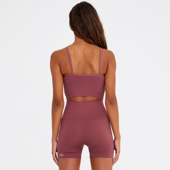 Set Active Sculptflex Seamless High Waist Bike Short sz Small - Picture 2 of 7